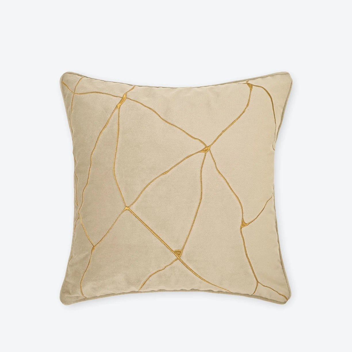 Ivory Gold Accent Cushion Cover