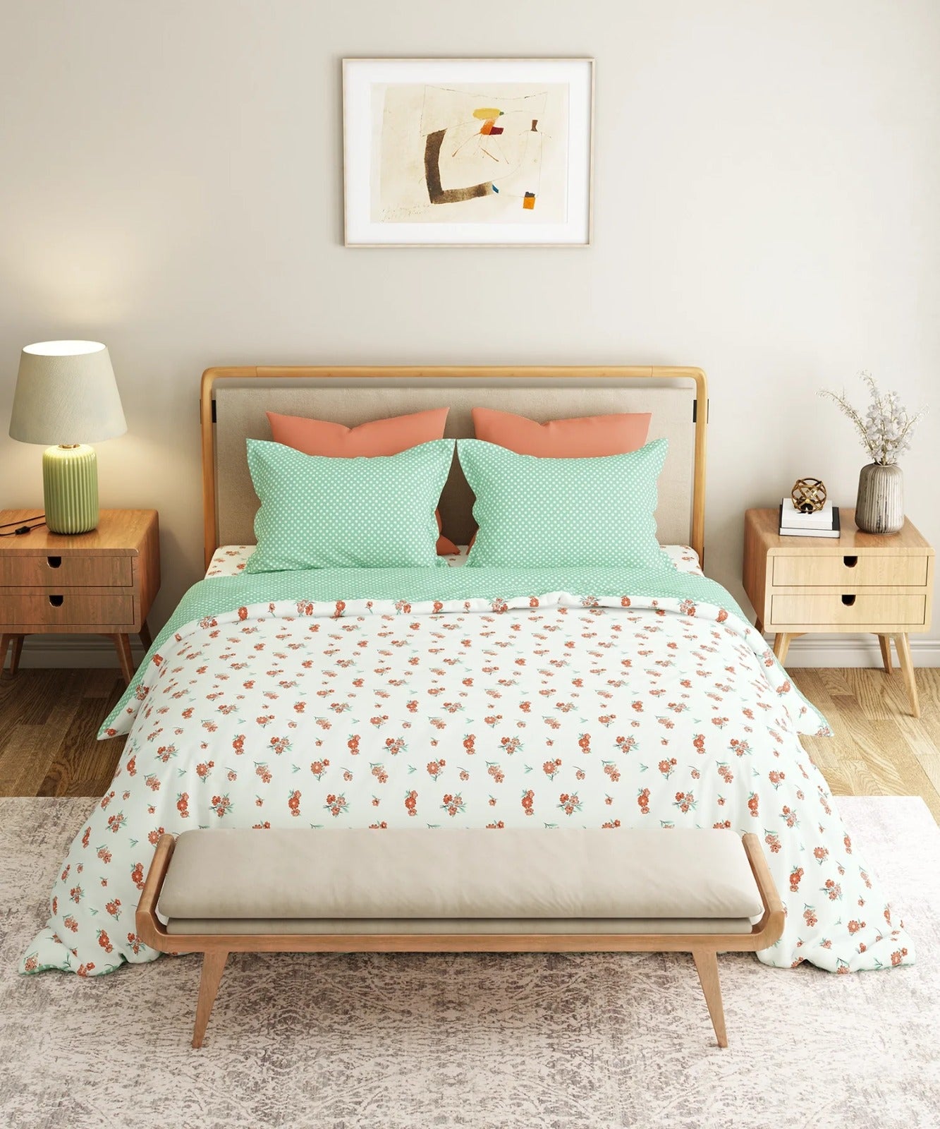 Floral Comfort Single Bedsheet
