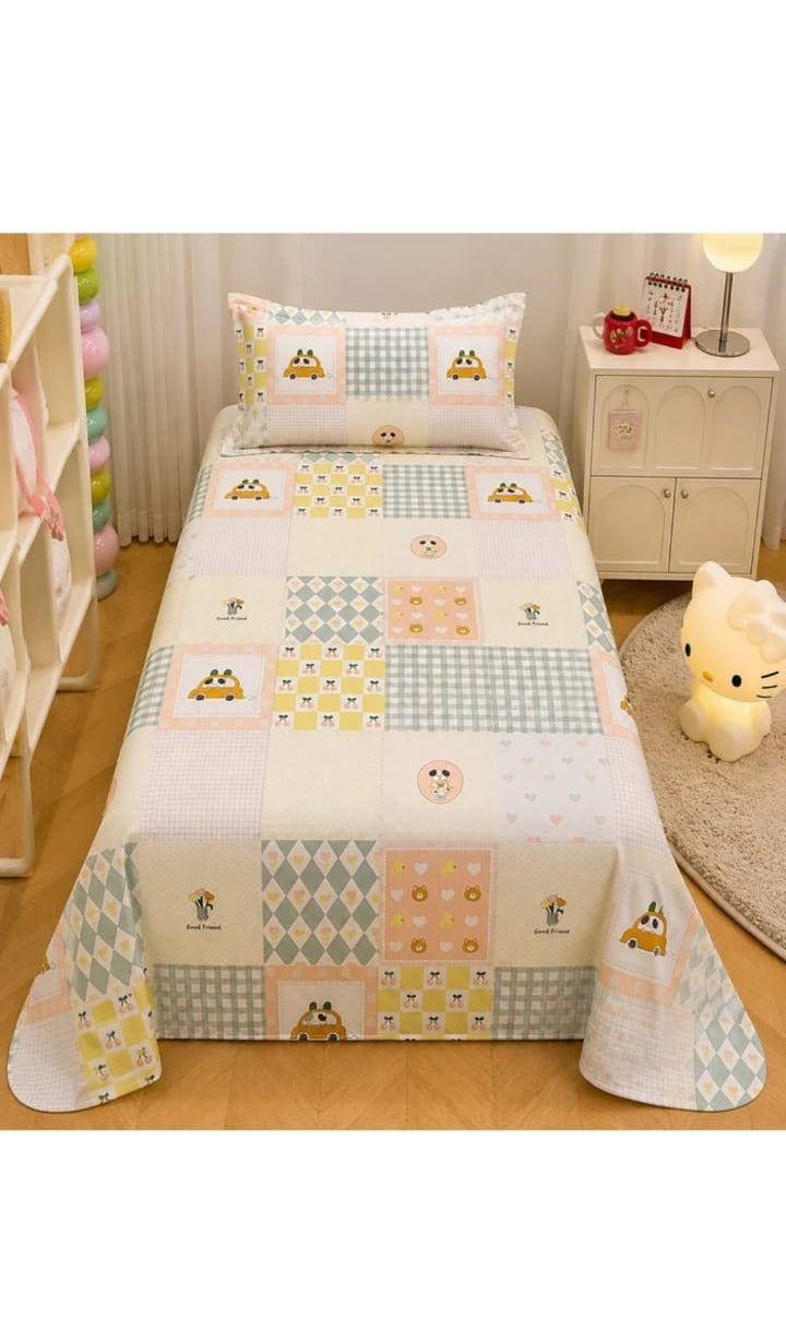 Playful Kids Single Bedsheet