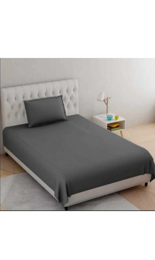 Charcoal Single Bedsheet