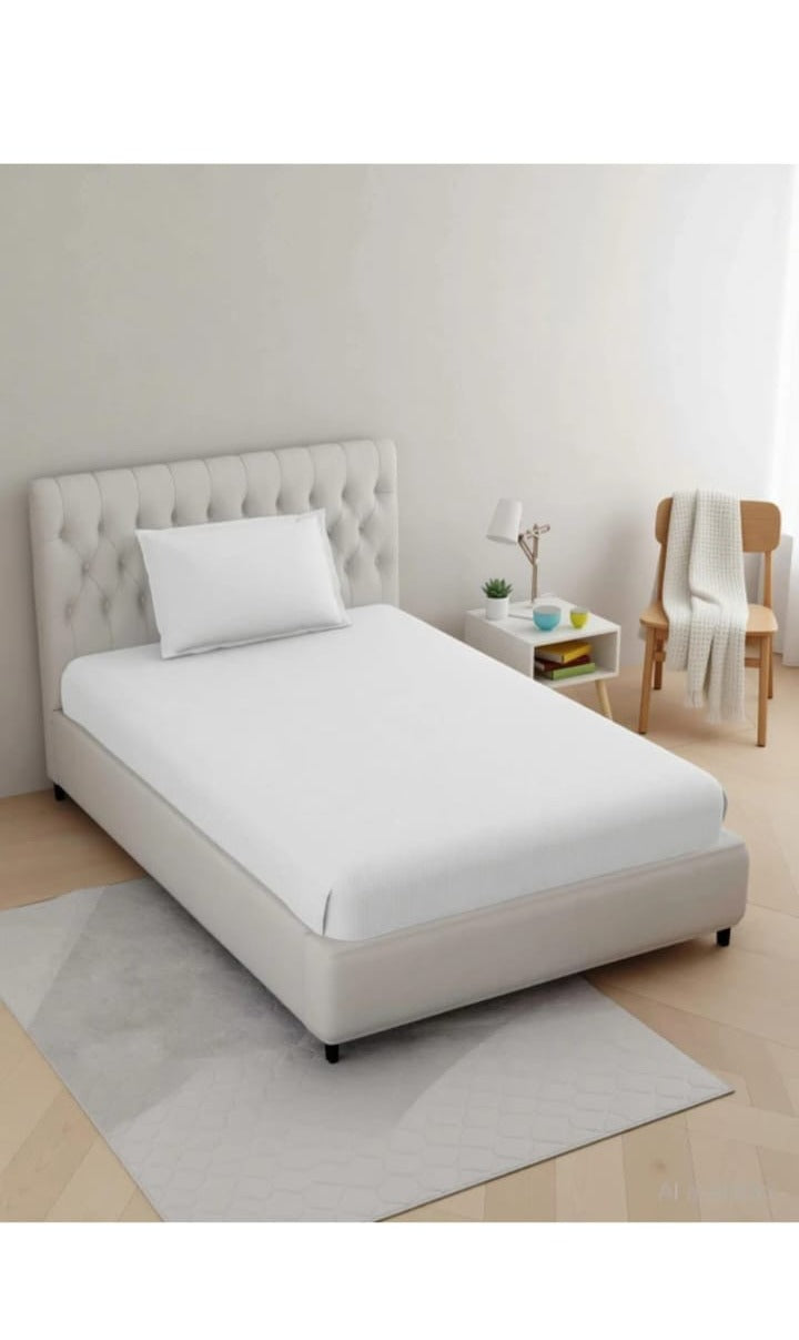 White Fitted Bedsheet