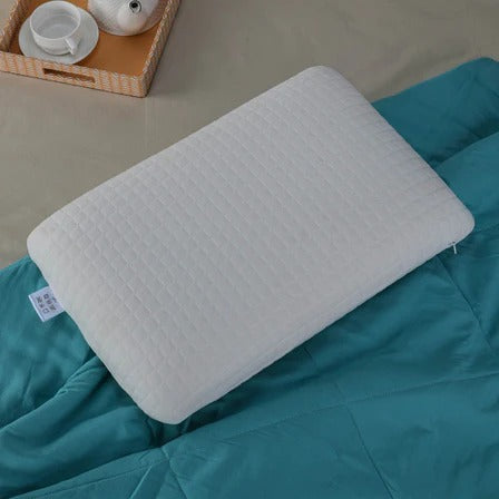 Quilted White Comfort Pillow