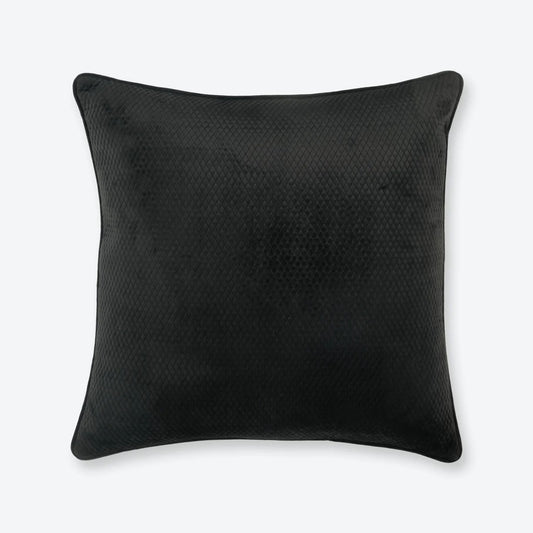 Midnight Quilted Cushion Cover