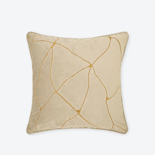 Ivory Gold Accent Cushion Cover
